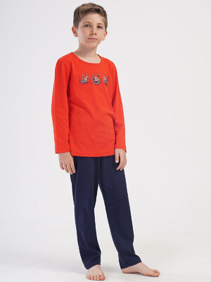 Купить Хлопковый детский домашний комплект с длинным рукавом VIENETTA KIDS 4051330000 в Украина в Lingerie.ua - Одяг для дому та відпочинку, Фото 5