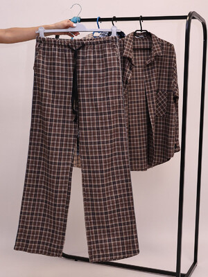 Купить Фланелевая мужская классическая пижама в клетку LNGR 170737 в Украина в Lingerie.ua - Одяг для дому та відпочинку, Фото 6