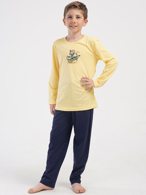 Купить Хлопковый домашний комплект подростковый с длинным рукавом VIENETTA KIDS 4053130000 в Украина