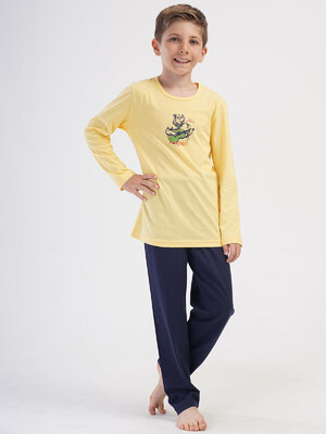 Купить Хлопковый домашний комплект подростковый с длинным рукавом VIENETTA KIDS 4053130000 в Украина в Lingerie.ua - Одяг для дому та відпочинку, Фото 13