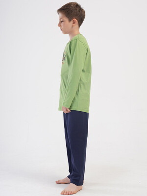 Купить Хлопковый домашний комплект подростковый с длинным рукавом VIENETTA KIDS 4053130000 в Украина в Lingerie.ua - Одяг для дому та відпочинку, Фото 12