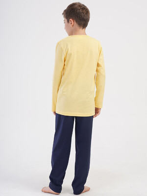 Купить Хлопковый домашний комплект подростковый с длинным рукавом VIENETTA KIDS 4053130000 в Украина в Lingerie.ua - Одяг для дому та відпочинку, Фото 7