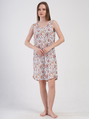 Купить Бавовняна туніка на широких бретельках VIENETTA 4082091784 в Украина в Lingerie.ua - Одяг для дому та відпочинку, Фото 4