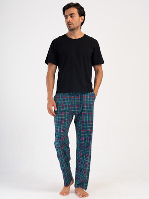 Купить Хлопковые мужские домашние брюки в клетку VIENETTA MAN 4051453030 в Украина в Lingerie.ua - Одяг для дому та відпочинку, Видео