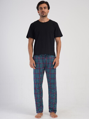 Купить Хлопковые мужские домашние брюки в клетку VIENETTA MAN 4051453030 в Украина в Lingerie.ua - Одяг для дому та відпочинку, Фото 2