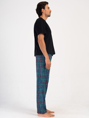 Купить Хлопковые мужские домашние брюки в клетку VIENETTA MAN 4051453030 в Украина в Lingerie.ua - Одяг для дому та відпочинку, Фото 5