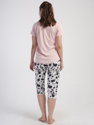 Купить Хлопковый комплект из футболки и капри VIENETTA 4050020046 в Украина в Lingerie.ua - Одяг для дому та відпочинку, Фото 4