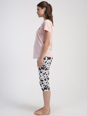 Купить Хлопковый комплект из футболки и капри VIENETTA 4050020046 в Украина в Lingerie.ua - Одяг для дому та відпочинку, Фото 7
