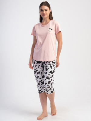 Купить Хлопковый комплект из футболки и капри VIENETTA 4050020046 в Украина в Lingerie.ua - Одяг для дому та відпочинку, Фото 8