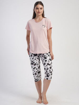 Купить Хлопковый комплект из футболки и капри VIENETTA 4050020046 в Украина в Lingerie.ua - Одяг для дому та відпочинку, Фото 9