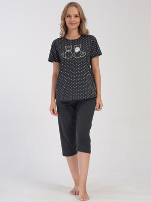 Купить Трикотажный домашний комплект большого размера VIENETTA 4084620451 в Украина в Lingerie.ua - Одяг для дому та відпочинку, Фото 2