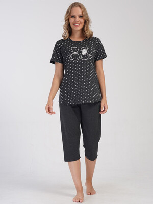 Купить Трикотажный домашний комплект большого размера VIENETTA 4084620451 в Украина в Lingerie.ua - Одяг для дому та відпочинку, Фото 5