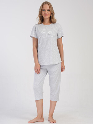 Купить Трикотажный домашний комплект большого размера VIENETTA 4084620451 в Украина в Lingerie.ua - Одяг для дому та відпочинку, Фото 8