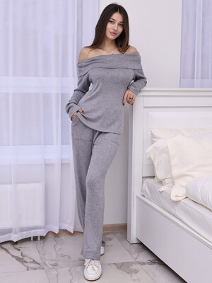 Купить Ангоровый женский костюм LINGERIE 170743 в Украина в Lingerie.ua - Одяг для дому та відпочинку, Фото 6