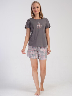 Купить Хлопковый летний костюм из футболки и шорт VIENETTA 4070882057 в Украина в Lingerie.ua - Одяг для дому та відпочинку, Видео