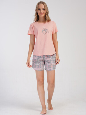 Купить Хлопковый летний костюм из футболки и шорт VIENETTA 4070882057 в Украина в Lingerie.ua - Одяг для дому та відпочинку, Фото 6