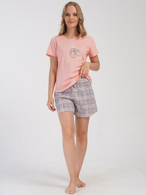 Купить Хлопковый летний костюм из футболки и шорт VIENETTA 4070882057 в Украина в Lingerie.ua - Одяг для дому та відпочинку, Фото 3