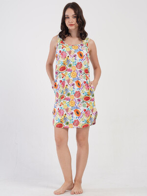 Купить Хлопковая домашняя туника с карманами VIENETTA 4082021782 в Украина в Lingerie.ua - Одяг для дому та відпочинку, Видео