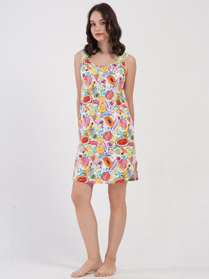 Купить Хлопковая домашняя туника с карманами VIENETTA 4082021782 в Украина в Lingerie.ua - Одяг для дому та відпочинку, Фото 2