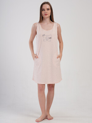 Купить Хлопковая туника на широких бретельках VIENETTA 4085161248 в Украина в Lingerie.ua - Одяг для дому та відпочинку, Фото 13