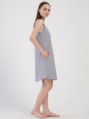 Купить Хлопковая туника на широких бретельках VIENETTA 4085161248 в Украина в Lingerie.ua - Одяг для дому та відпочинку, Фото 6