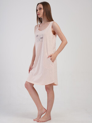 Купить Хлопковая туника на широких бретельках VIENETTA 4085161248 в Украина в Lingerie.ua - Одяг для дому та відпочинку, Фото 5