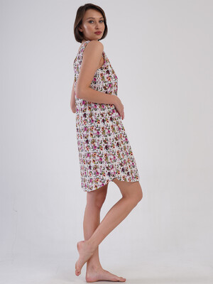 Купить Хлопковая туника на широких бретельках VIENETTA 4092432050 в Украина в Lingerie.ua - Одяг для дому та відпочинку, Фото 2