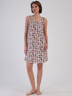 Купить Хлопковая туника на широких бретельках VIENETTA 4092432050 в Украина в Lingerie.ua - Одяг для дому та відпочинку, Фото 5