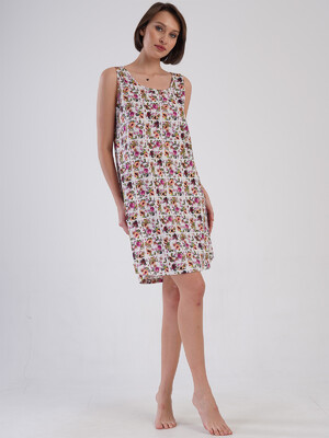 Купить Хлопковая туника на широких бретельках VIENETTA 4092432050 в Украина в Lingerie.ua - Одяг для дому та відпочинку, Фото 8