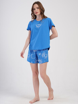 Купить Хлопковый комплект с шортами VIENETTA 4080961252 в Украина в Lingerie.ua - Одяг для дому та відпочинку, Фото 4