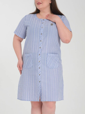 Купить Платье летнее на пуговицах с карманами JEN 05103 в Украина в Lingerie.ua - Одяг для дому та відпочинку, Фото 3