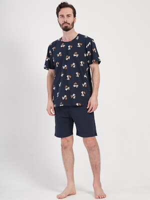 Купить Хлопковый костюм мужской с шортами VIENETTA MAN 4080233520 в Украина в Lingerie.ua - Одяг для дому та відпочинку, Фото 4