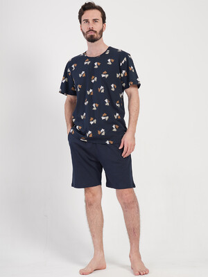 Купить Хлопковый костюм мужской с шортами VIENETTA MAN 4080233520 в Украина в Lingerie.ua - Одяг для дому та відпочинку, Фото 6