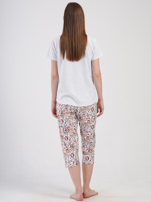 Купить Хлопковый летний комплект с капри VIENETTA 4082081784 в Украина в Lingerie.ua - Одяг для дому та відпочинку, Фото 3