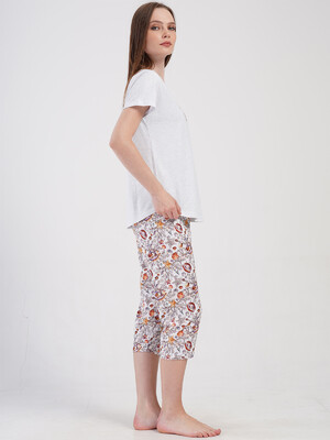 Купить Хлопковый летний комплект с капри VIENETTA 4082081784 в Украина в Lingerie.ua - Одяг для дому та відпочинку, Фото 8