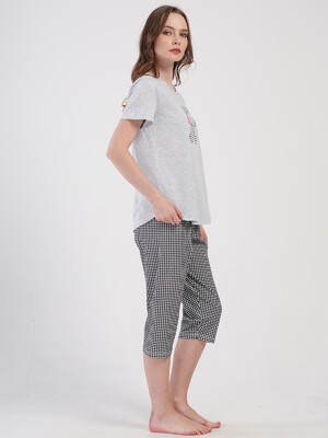 Купить Летний хлопковый комплект большого размера VIENETTA 4085046331 в Украина в Lingerie.ua - Одяг для дому та відпочинку, Фото 2