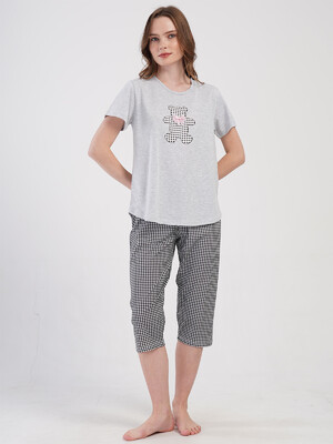 Купить Летний хлопковый комплект большого размера VIENETTA 4085046331 в Украина в Lingerie.ua - Одяг для дому та відпочинку, Фото 3