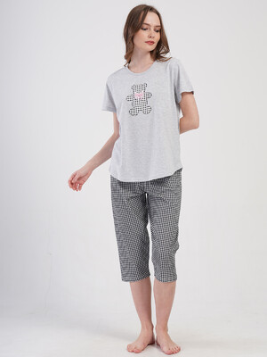 Купить Летний хлопковый комплект большого размера VIENETTA 4085046331 в Украина в Lingerie.ua - Одяг для дому та відпочинку, Фото 7