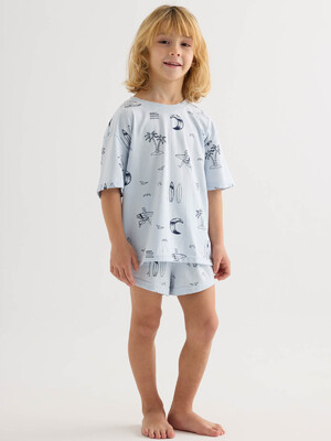 Купить Хлопковый детский домашний комплект с коротким рукавом HAYS 50376 в Украина