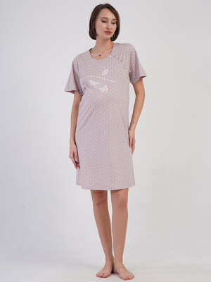 Купить Хлопковая туника для беременных и кормящих мам VIENETTA 4082721405 в Украина в Lingerie.ua - Одяг для дому та відпочинку, Видео
