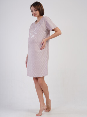 Купить Хлопковая туника для беременных и кормящих мам VIENETTA 4082721405 в Украина в Lingerie.ua - Одяг для дому та відпочинку, Фото 7