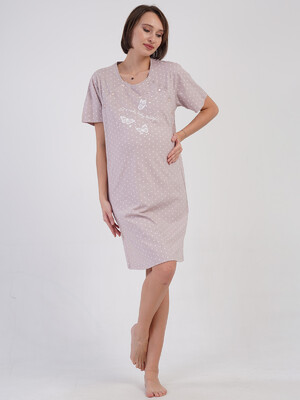 Купить Хлопковая туника для беременных и кормящих мам VIENETTA 4082721405 в Украина в Lingerie.ua - Одяг для дому та відпочинку, Фото 8