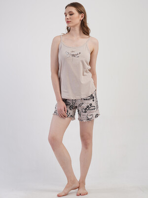 Купить Хлопковый комплект с шортами VIENETTA 4083154474 в Украина в Lingerie.ua - Одяг для дому та відпочинку, Фото 4