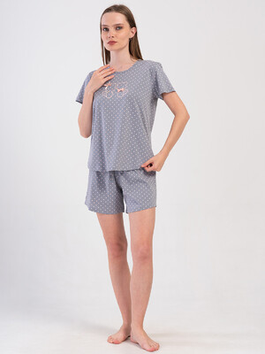 Купить Хлопковый комплект с шортами VIENETTA 4084481248 в Украина в Lingerie.ua - Одяг для дому та відпочинку, Фото 2