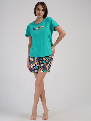 Купить Хлопковый комплект из футболки и шорт VIENETTA 4082988286 в Украина в Lingerie.ua - Одяг для дому та відпочинку, Фото 12