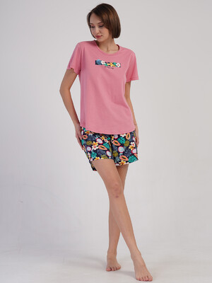 Купить Хлопковый комплект из футболки и шорт VIENETTA 4082988286 в Украина в Lingerie.ua - Одяг для дому та відпочинку, Фото 9