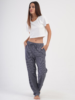 Купить Хлопковые женские брюки большого размера VIENETTA 4050330868 в Украина в Lingerie.ua - Одяг для дому та відпочинку, Фото 8