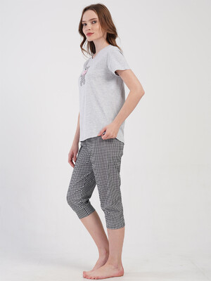 Купить Хлопковый комплект из футболки и капри VIENETTA 4085036331 в Украина в Lingerie.ua - Одяг для дому та відпочинку, Фото 7