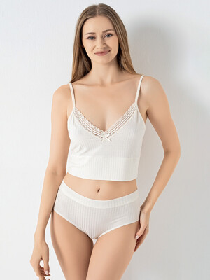 Купить Хлопковый комплект из топа и трусиков SEVIM 15935 в Украина