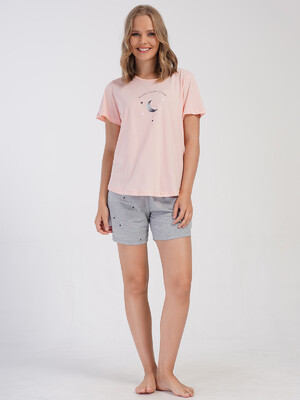 Купить Хлопковый комплект большого размера с шортами VIENETTA 4081410495 в Украина в Lingerie.ua - Одяг для дому та відпочинку, Фото 3